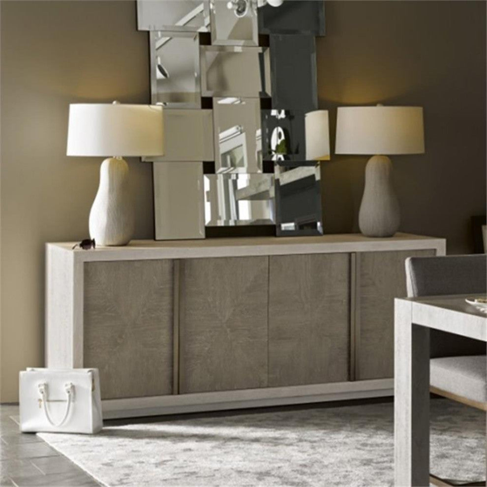 Catania Modern / Contemporary Brinkley Buffet in Quartz and Flint