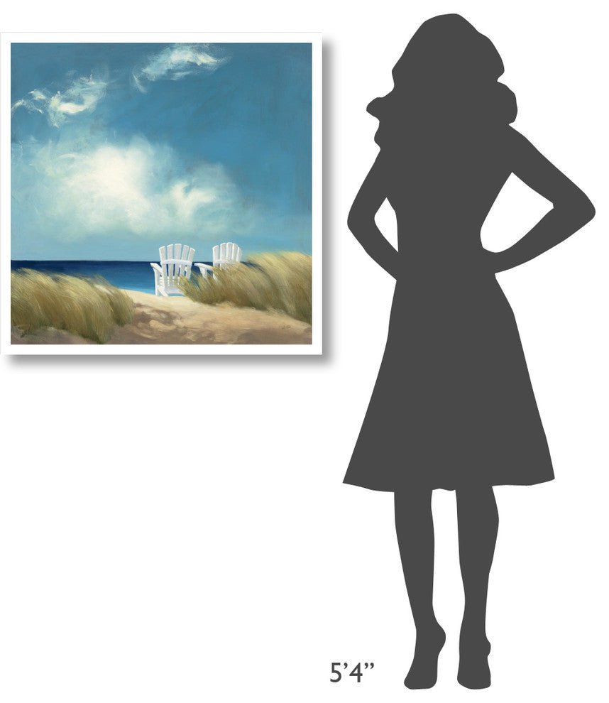 "A Perfect Day" Digital Paper Print by Julia Purinton, 32"x32"