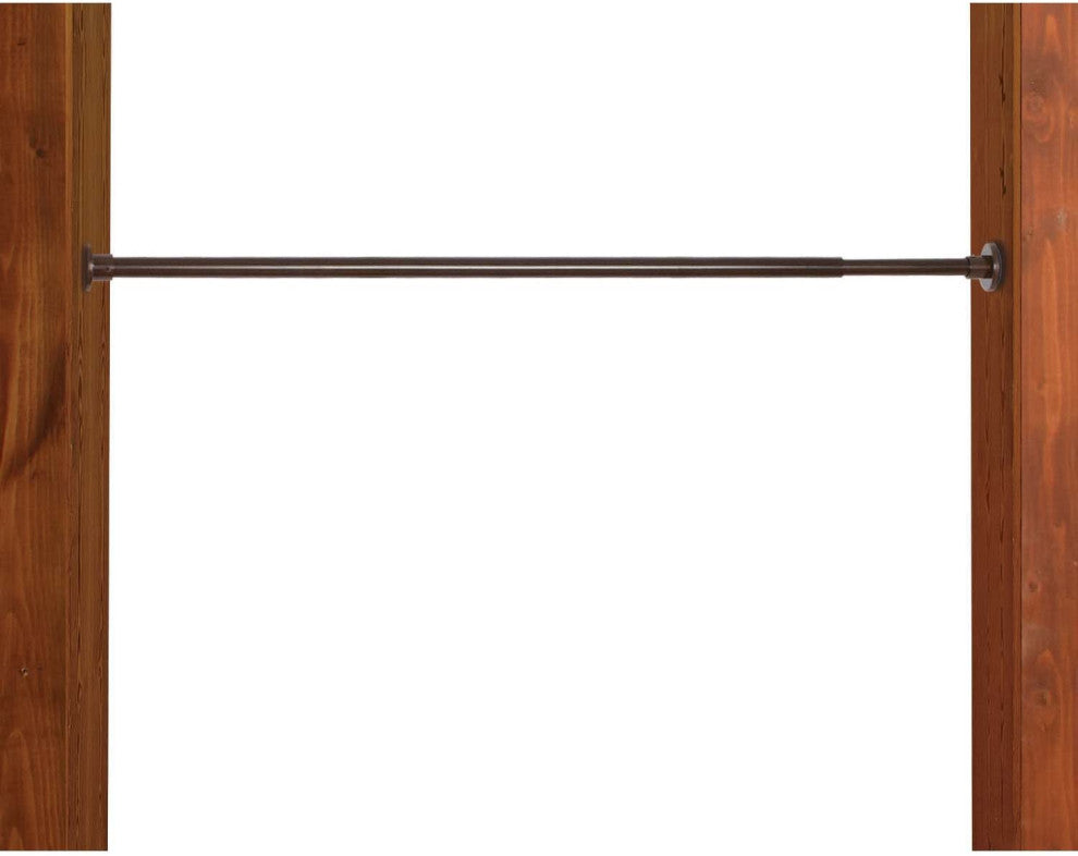 Versailles Green Room 3/4" Stainless Duo Tension Rod In/outdoor28"x48" Espresso