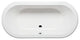 Malibu Pfeiffer Rectangle Whirlpool Bathtub 71x35x23 Biscuit