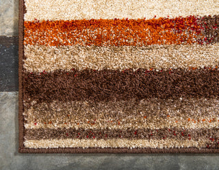 Unique Loom Multicolored Autumn Wheat 2' 0 x 6' 0 Runner Rug