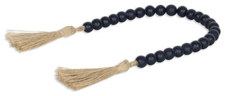 Akaida Dark Blue Wooden Bead Tassel Decor