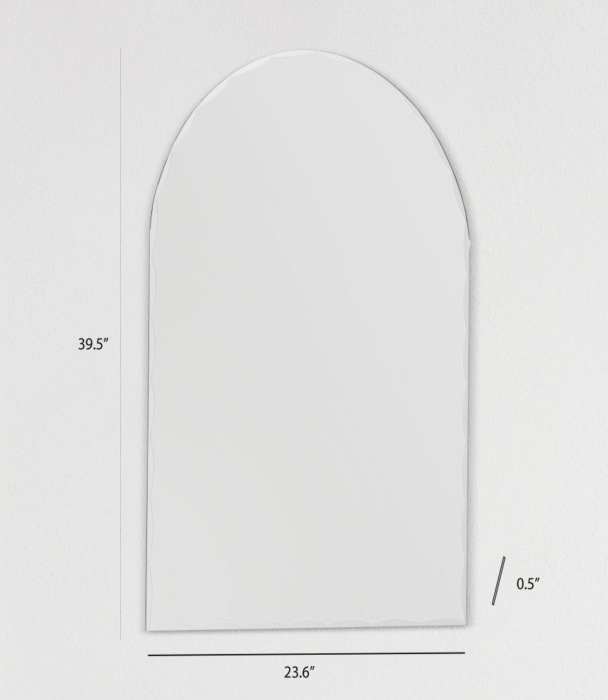Rita Modern Bathroom Mirror, 23.6" X 39.5"