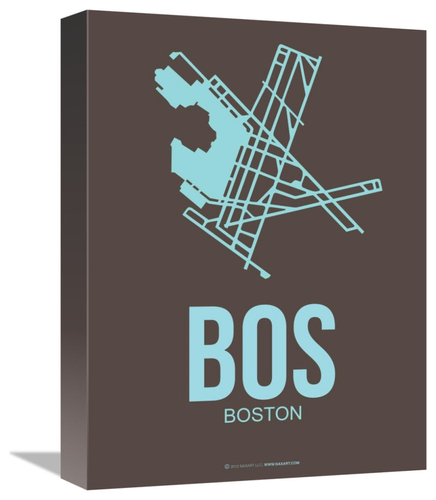 "BOS Boston Poster 2" Fine Art Print