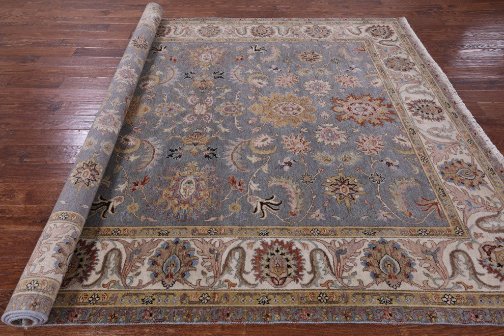 Handmade Persian Tabriz Wool Rug 7' 10" X 9' 8" Q9016