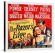 "The Razors Edge" Stretched Canvas Giclee by Hollywood Photo Archive, 30x30"