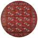 Ahgly Company Indoor Round Mid-Century Modern Area Rugs, 6' Round