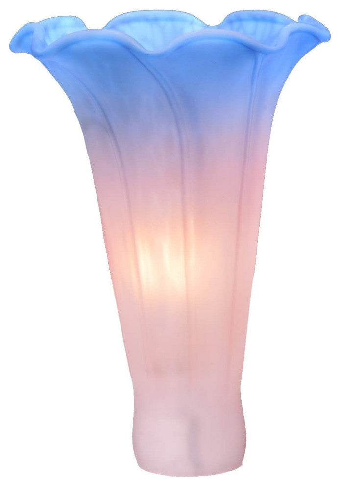 Meyda lighting 10185 3"W x 5"H Pink/Blue Lily Shade