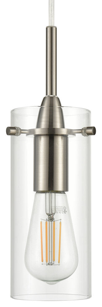 Effimero 3-Light Cluster Pendant, Brushed Nickel