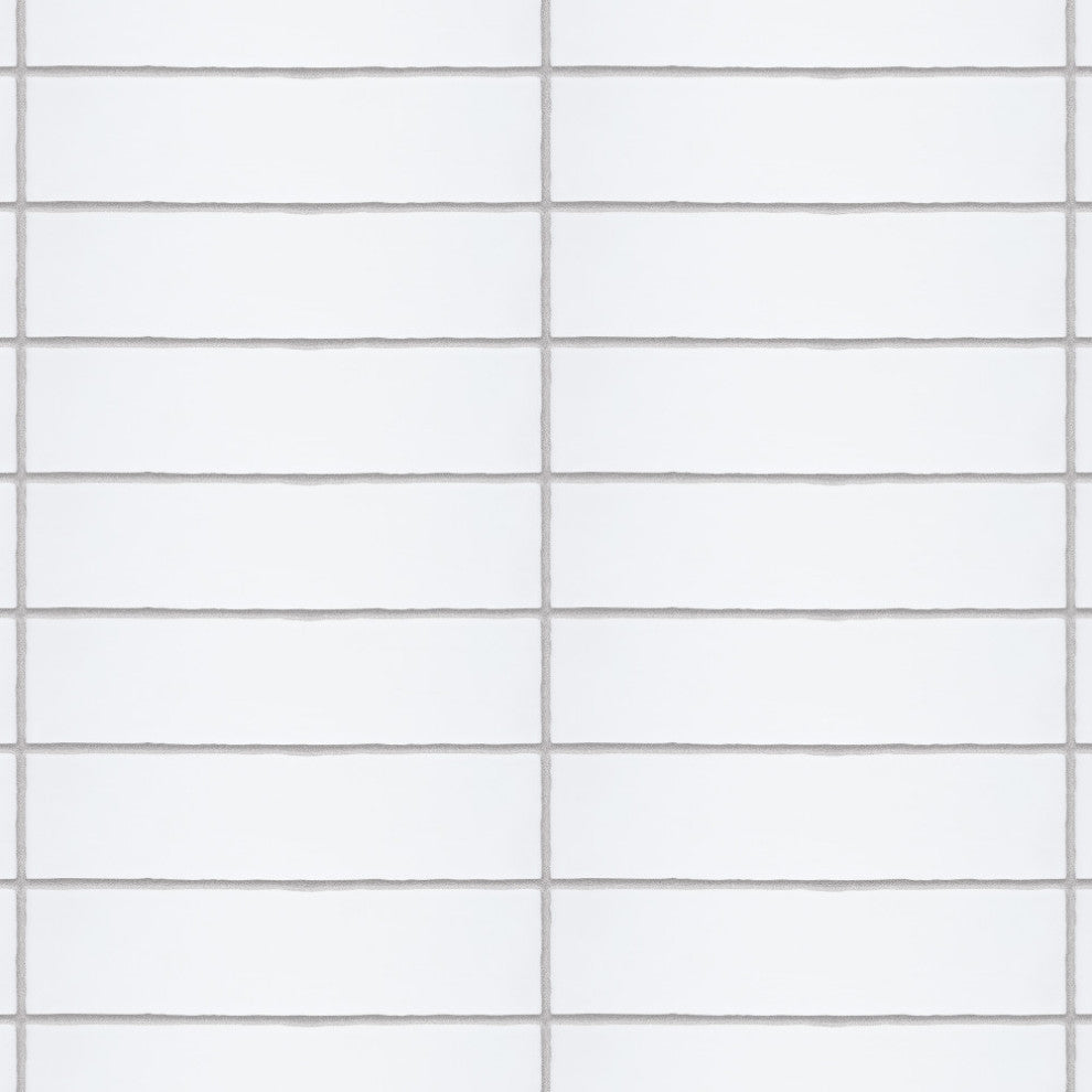 Castillo 3" x 12" Ceramic Wall Tile, Matte White