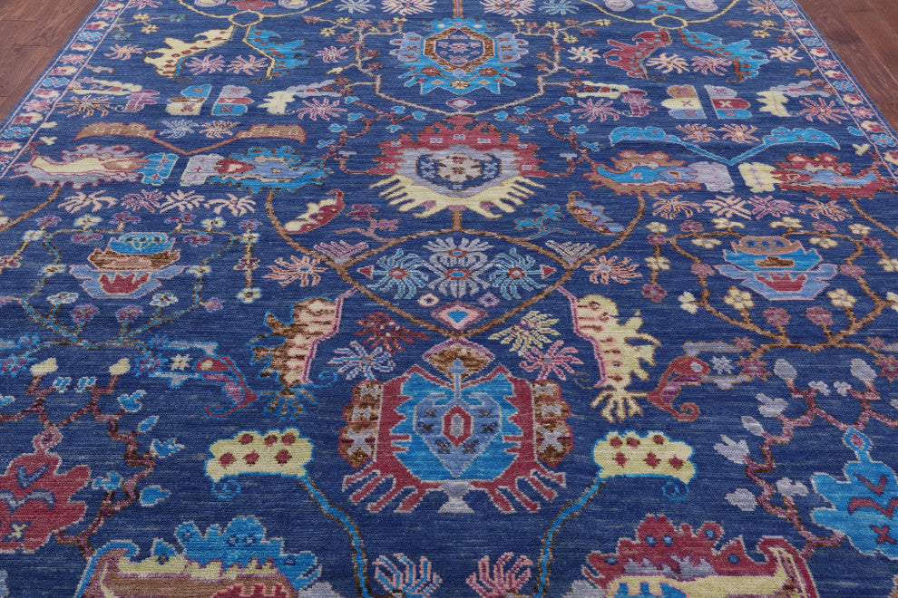 9' 1" X 12' 0" Handmade Persian Fine Serapi Wool Rug - Q15842
