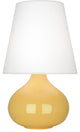 June Accent Lamp, Oyster, Sunset Yellow