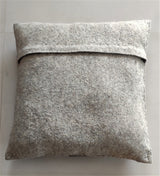 Hand Felted Wool Pillow, Gnome with Red Sequin Hat, 20"