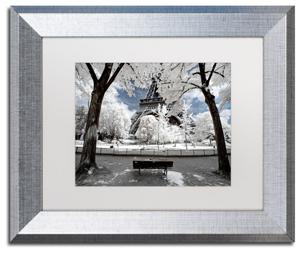 Philippe Hugonnard 'Another Look at Paris VI' , Silver Frame, White Mat, 14x11