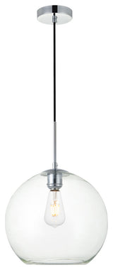 Elegant Baxter 1-Light Chrome Pendant