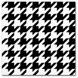 Color Bakery 'Xmas Houndstooth 6' Canvas Art, 18x18