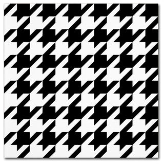 Color Bakery 'Xmas Houndstooth 6' Canvas Art, 18x18