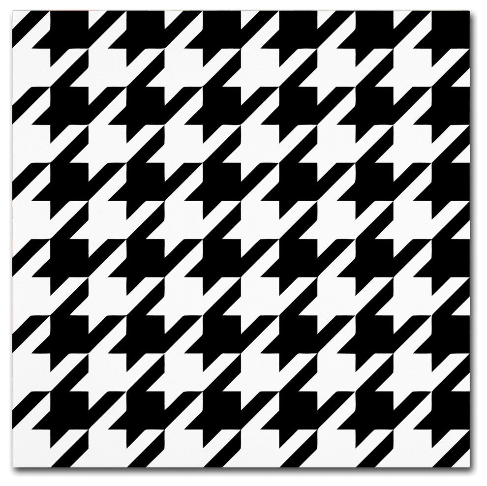 Color Bakery 'Xmas Houndstooth 6' Canvas Art, 18x18