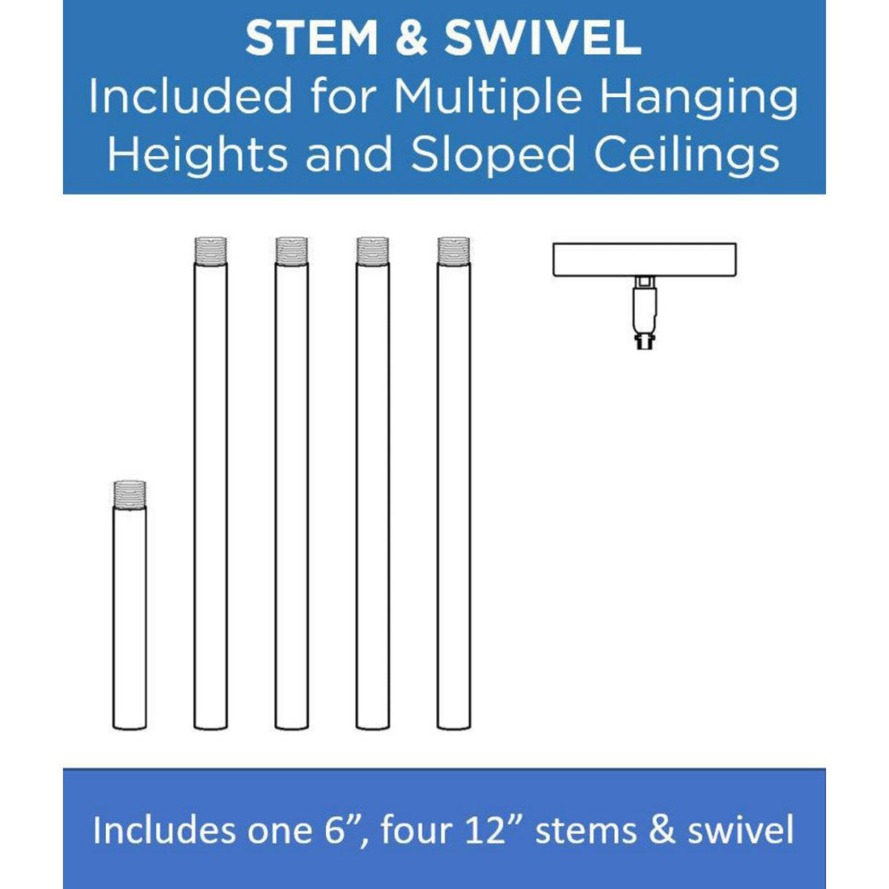 Boundary Collection 1-Light Modern Pendant, Matte Black