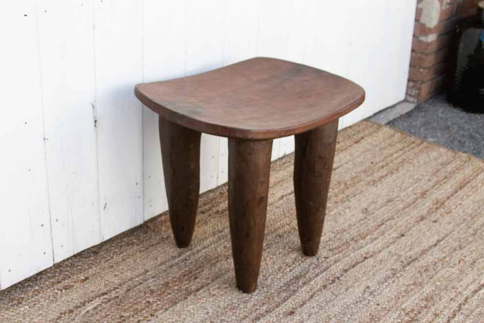 Hand-carved Rustic Senufo Side Table