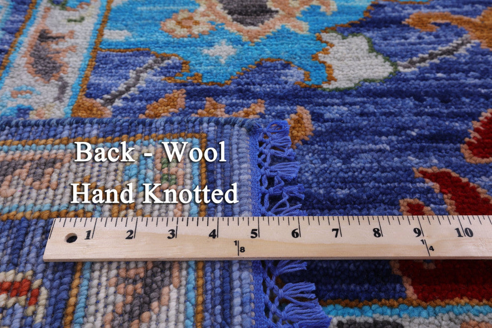 Turkish Oushak Hand-Knotted Wool Rug 8' 1" X 10' 1" - Q15456