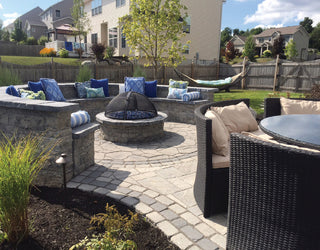 Master Flame 53" Diameter Fire Pit Screen, Hinged Round, Hybrid