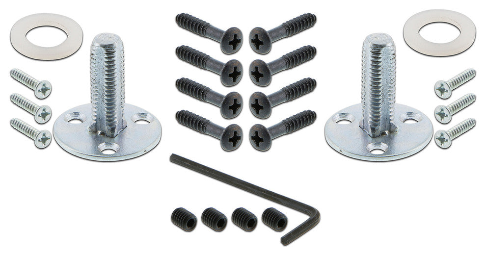 Double Mission Plate With Meadows Knob, Oil-Rubbed Bronze