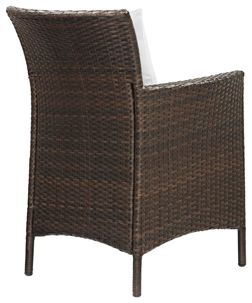 Conduit 5 Piece Outdoor Patio Wicker Rattan Set