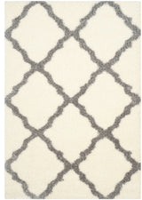 Safavieh Montreal Shag Sgm866B Shag Rug, Ivory/Gray, 10'0"x14'0"