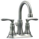 Design House 525840 Madison 1.2 GPM Centerset Bathroom Faucet - Satin Nickel