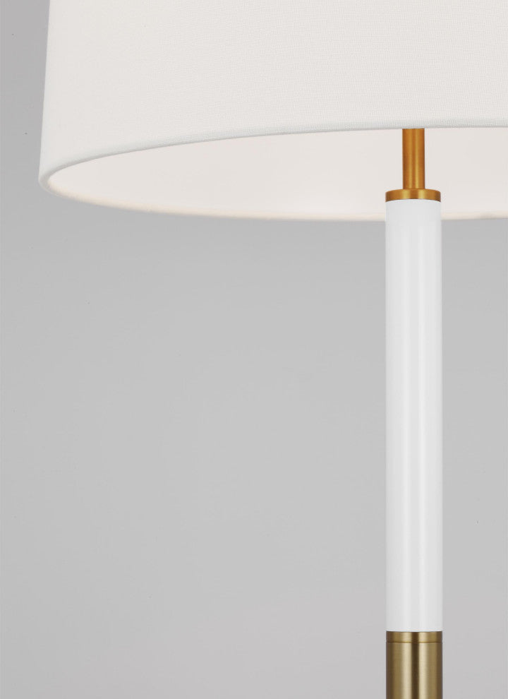 Monroe Medium Table Lamp, Burnished Brass