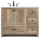 Elegant Lighting VF2842 Soma 42" - Natural Oak