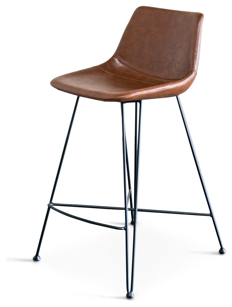 Oda Stool, Brown, Counter Height
