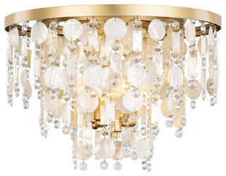 Kalani 4-Lt Semi-Flush - French Gold