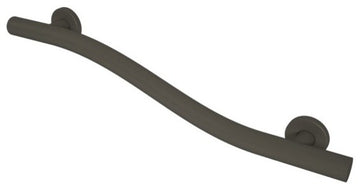 Life Line Series - Wave Bar, Oil Rubbed Bronze, 18", Right Hand