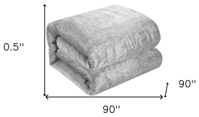 Silver Queen Polyester 220 Thread Count Washable Down Comforter Set