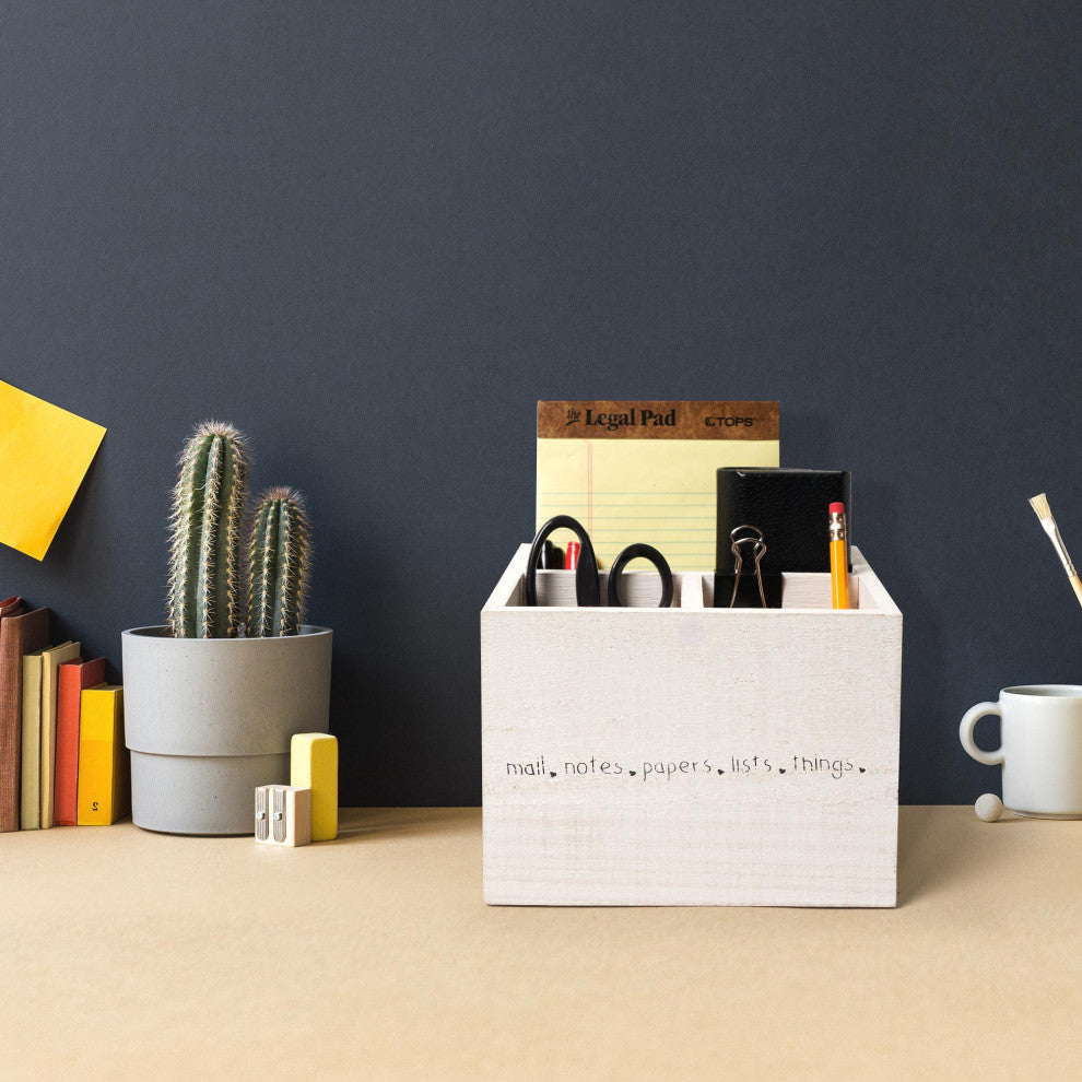Addie Joy Mail, Notes, Papers, Lists, Things 3-Opening Desk Organizer