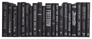 Decorative Books - Onyx & Silver - Black Books By The Foot