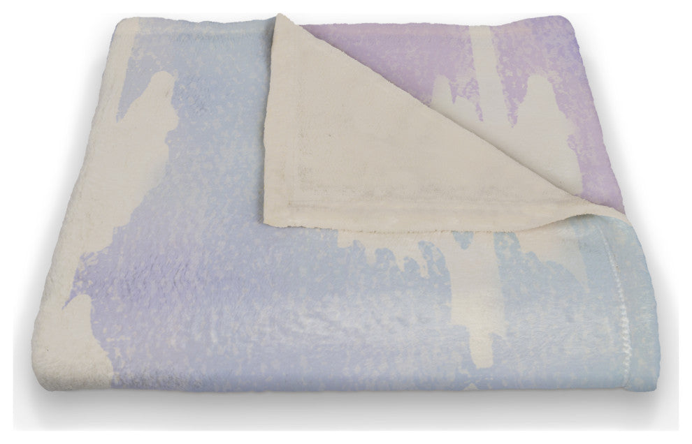 Watercolor Ikat 30x40 Throw Blanket