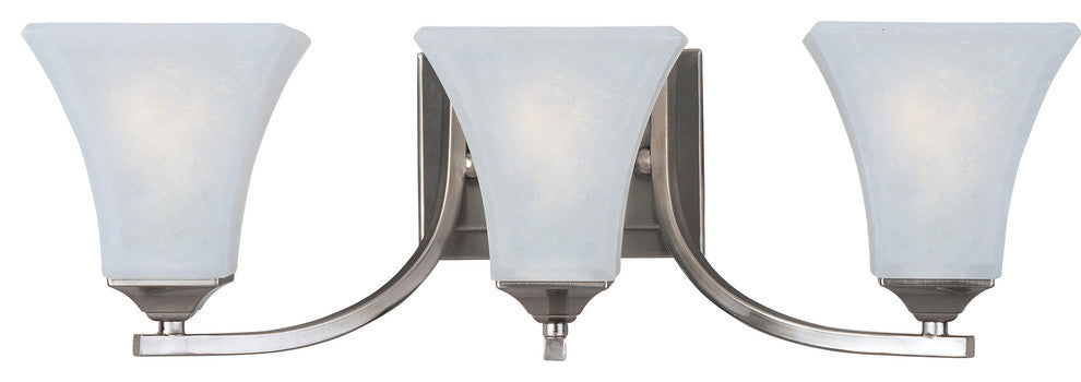 Maxim 20100 Aurora 21"W Bath Light - Satin Nickel / Frosted Glass