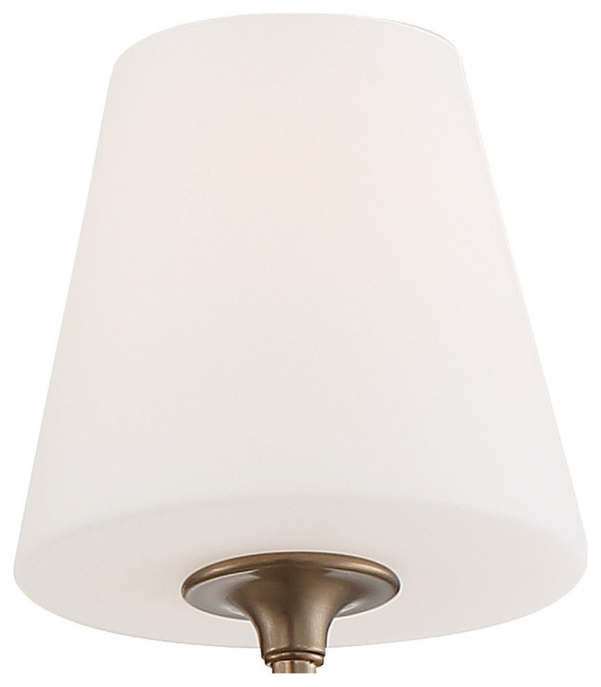 Keenan 4 Light Chandelier in Vibrant Gold