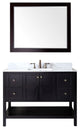 Winterfell 48" Single Bathroom Vanity Set, Espresso