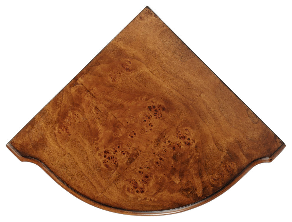 Durham Corner Cabinet, Medium Brown