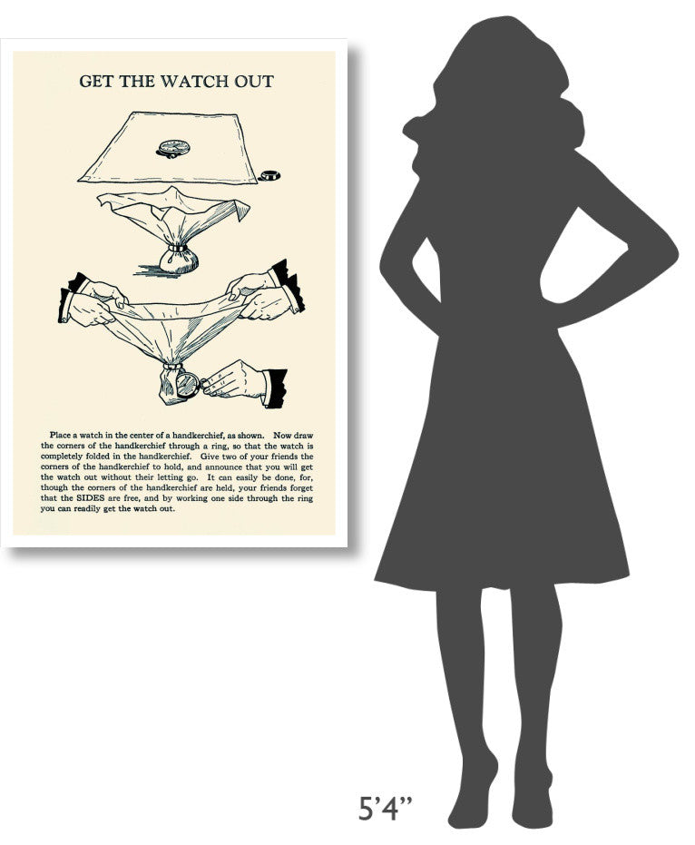 "Get the Watch Out" Digital Paper Print by Retromagic, 29"x42"