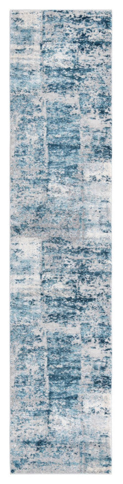 Unique Loom Elizabeth Finsbury Rug, Blue, 2'x9'10" Runner