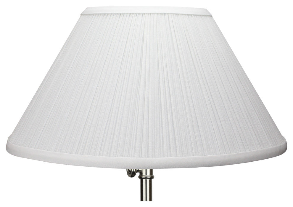 Fenchel Shades, 6"x14"x8" Spider Attachment Empire Lamp Shade, Pleated Mushroom