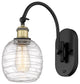 Innovations 518-1W-BAB-G1013-LED 1-Light Sconce, Black Antique Brass