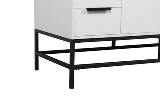 Home Living 22" Modern White-Light Bathroom Vanity