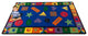 Colorful Shapes Bright Rug