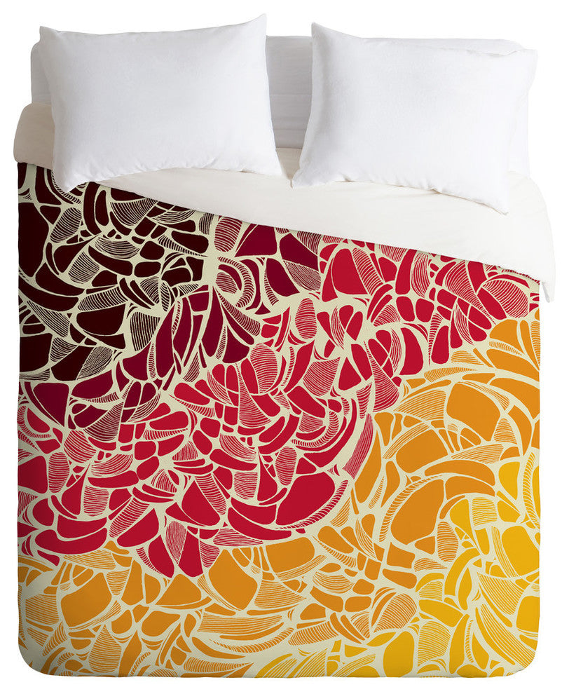 Deny Designs Karen Harris Fossil Blaze Duvet Cover-Lightweight
